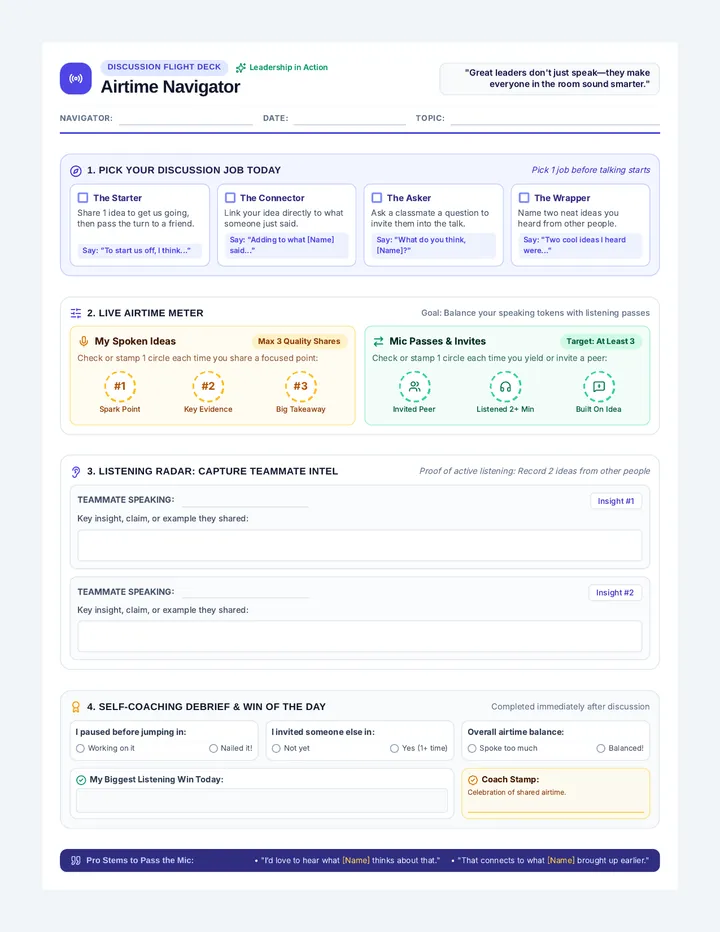 Airtime Navigator Tracker Sheet