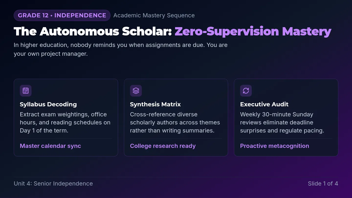 Senior Scholar Slides