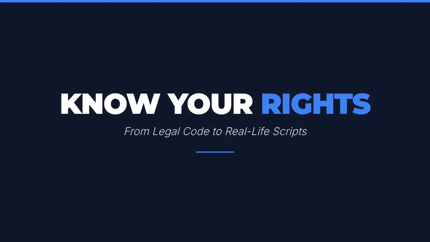 Rights and Responsibilities Slides
