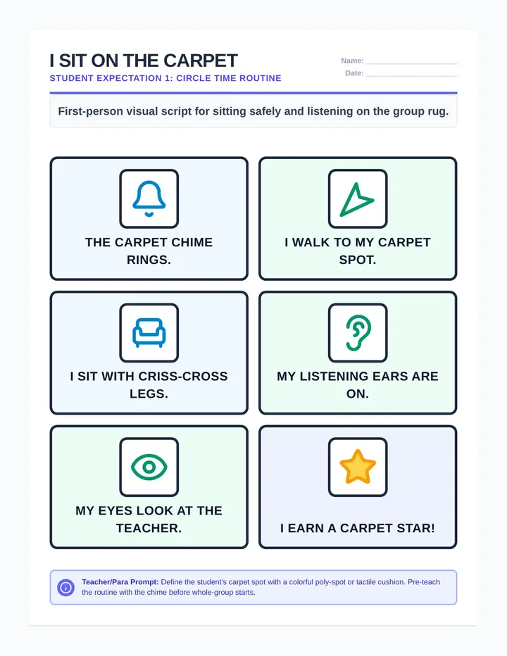 Ready Student Social Stories