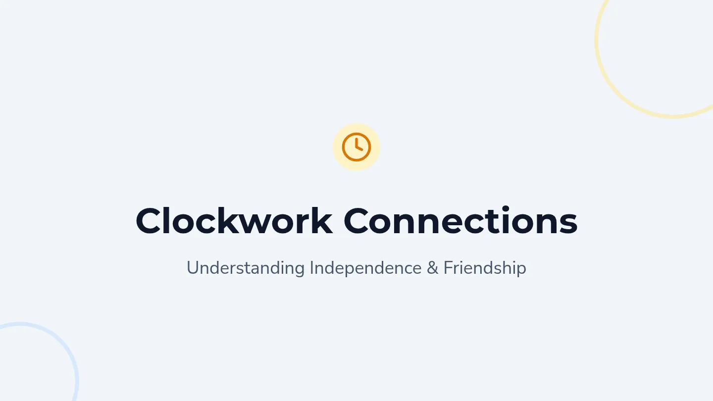 Clockwork Connections Slides