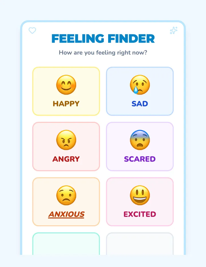 Feeling Finder Chart