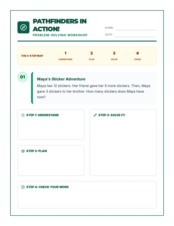 Problem-Solving Practice Worksheet