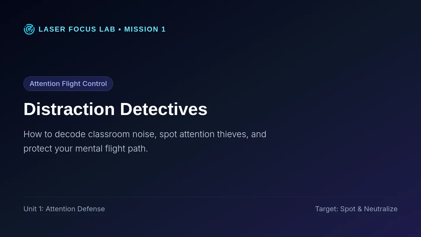 Distraction Detectives Slides