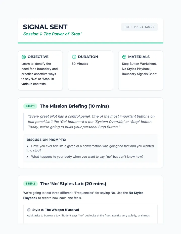 Signal Sent Guide