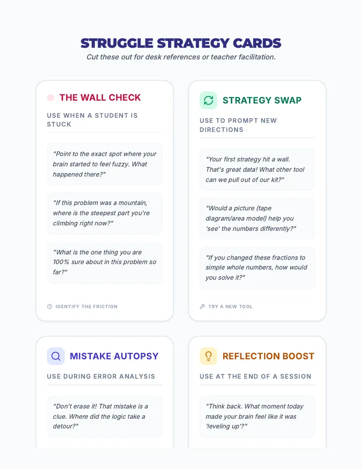 Struggle Strategy Cards