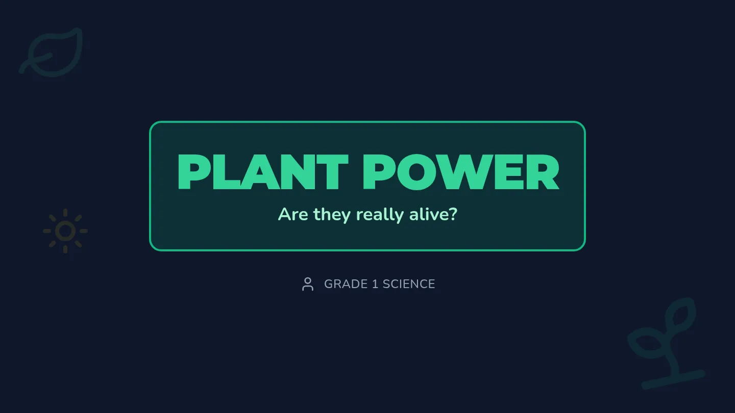 Plant Power Presentation