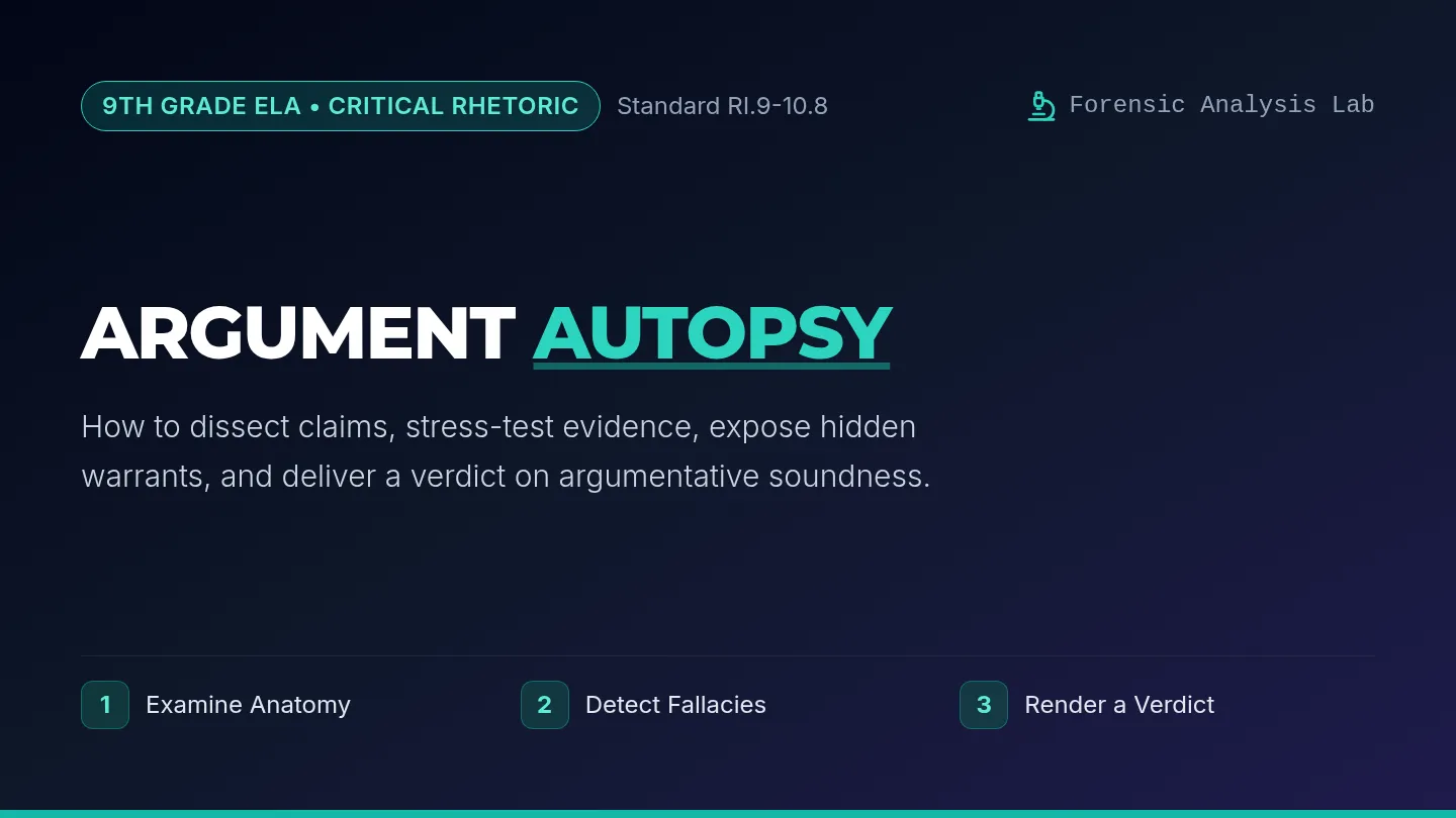 Argument Autopsy Slides