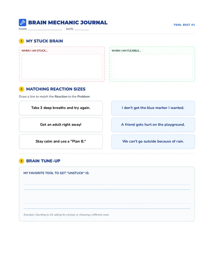 My Tool Belt Worksheet