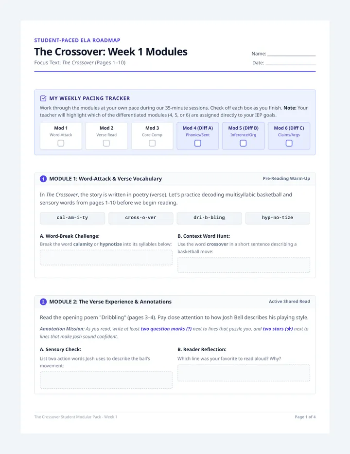 Crossover Kickoff Modules