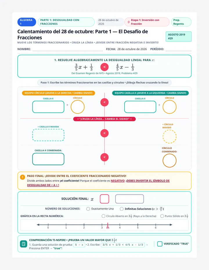 Spanish Inequality Showdown Handout