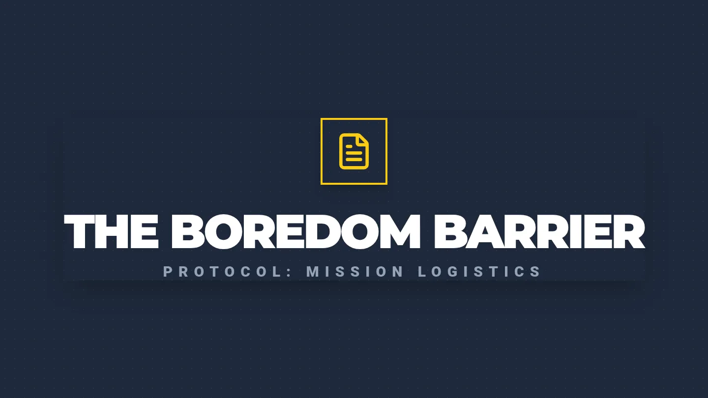 Boredom Barrier Slides