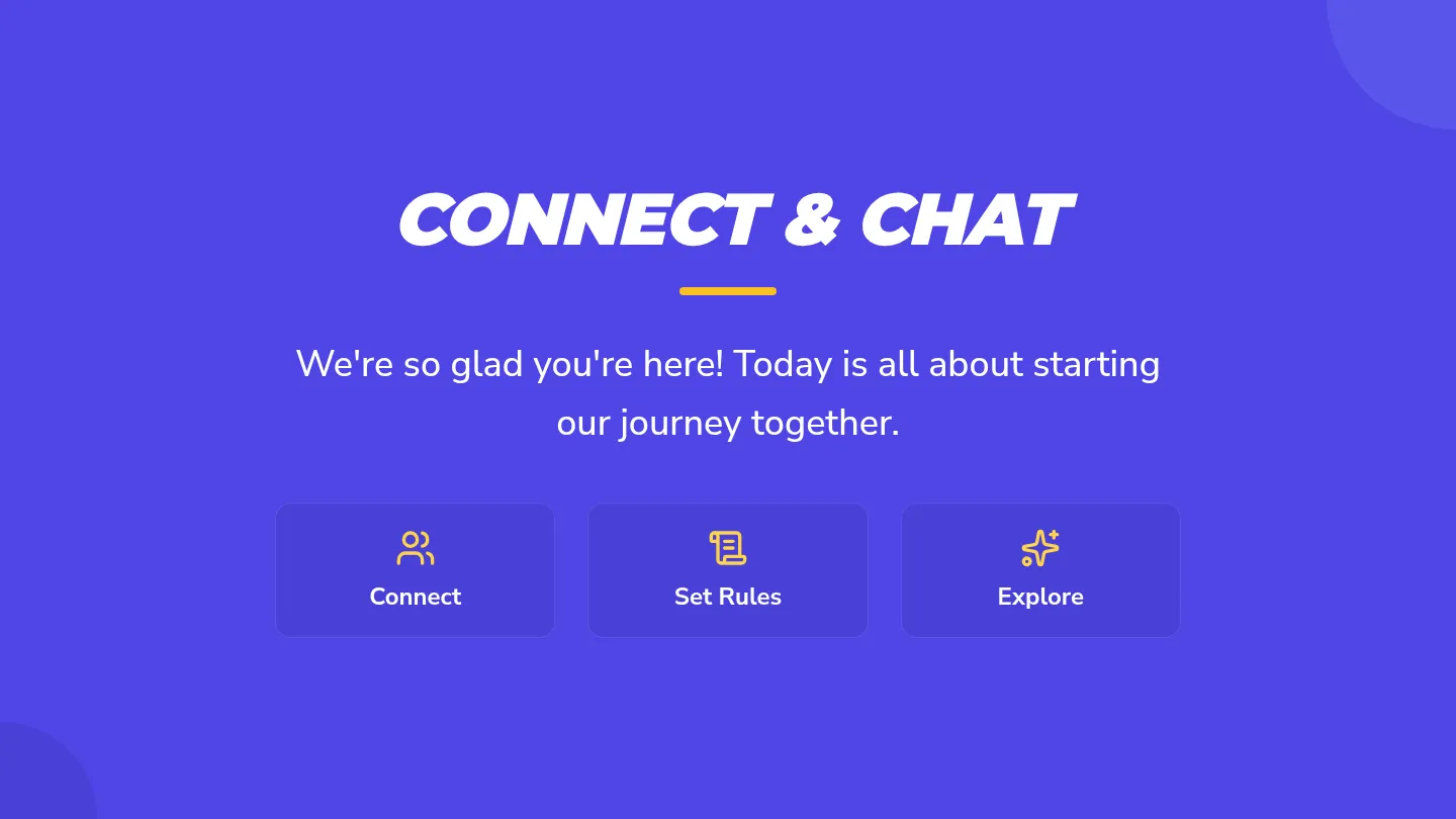 Connect Chat Slides