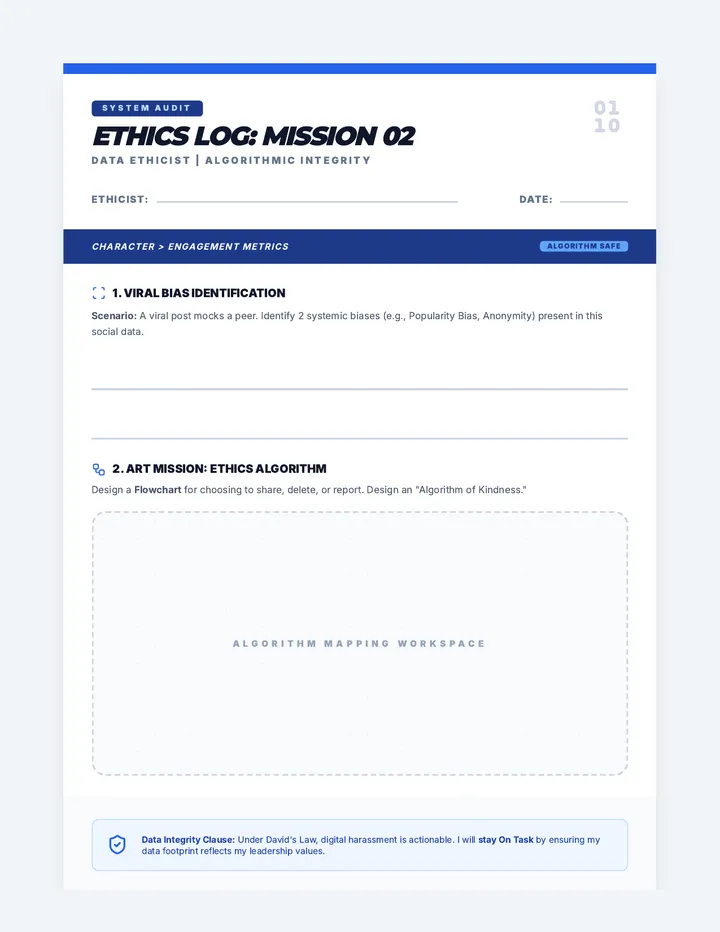Rising Above Ethicist Activity Sheet