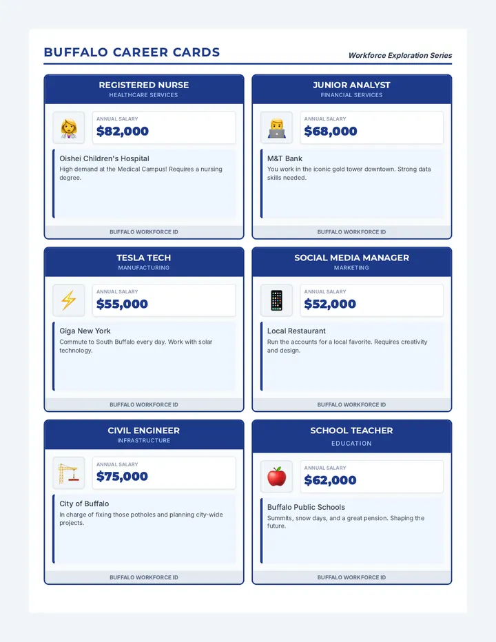 Buffalo Career Cards Document page 1