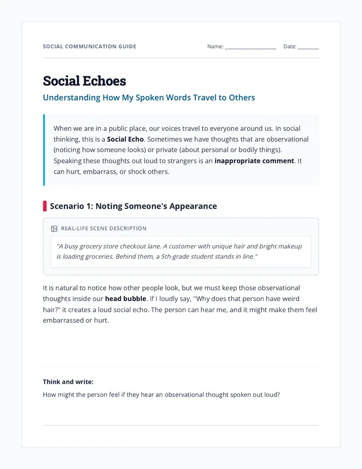 Social Echoes Booklet