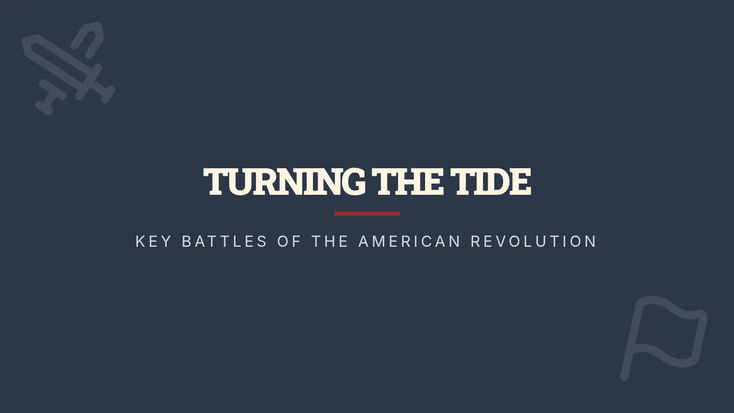 Revolutionary Battles Slides