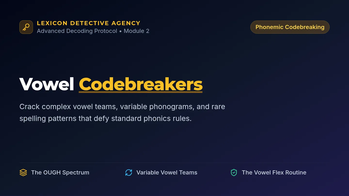 Vowel Codebreakers Slides