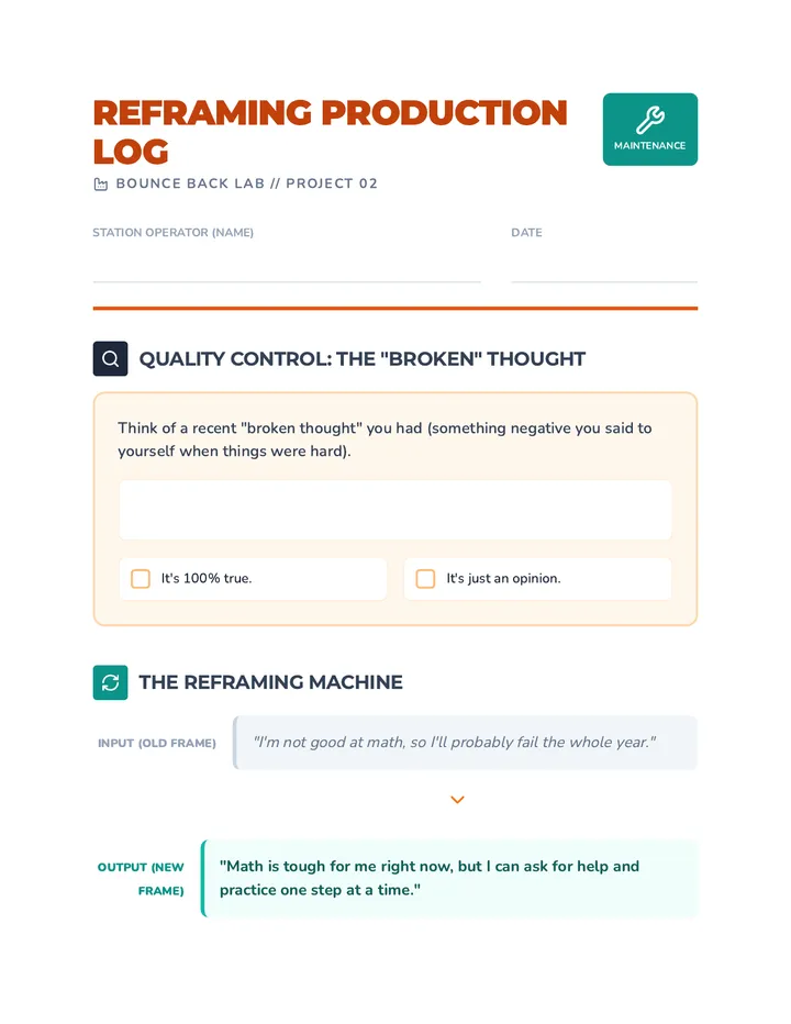 Reframing Production Log