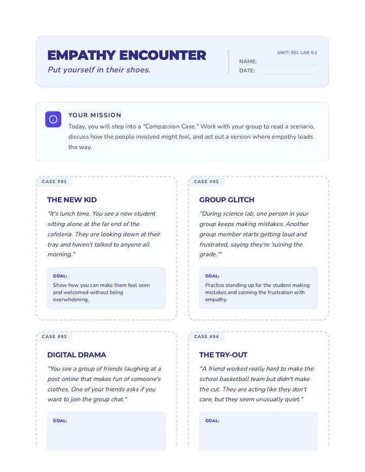 Empathy Encounter Activity