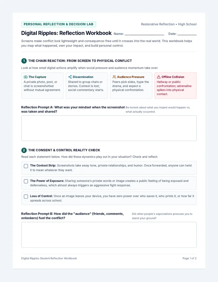 Digital Ripples Student Workbook