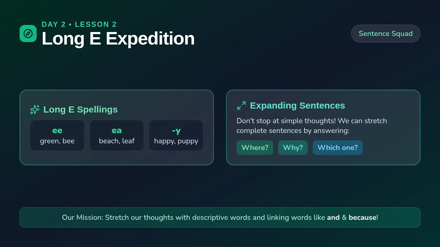 Long E Expedition Slides