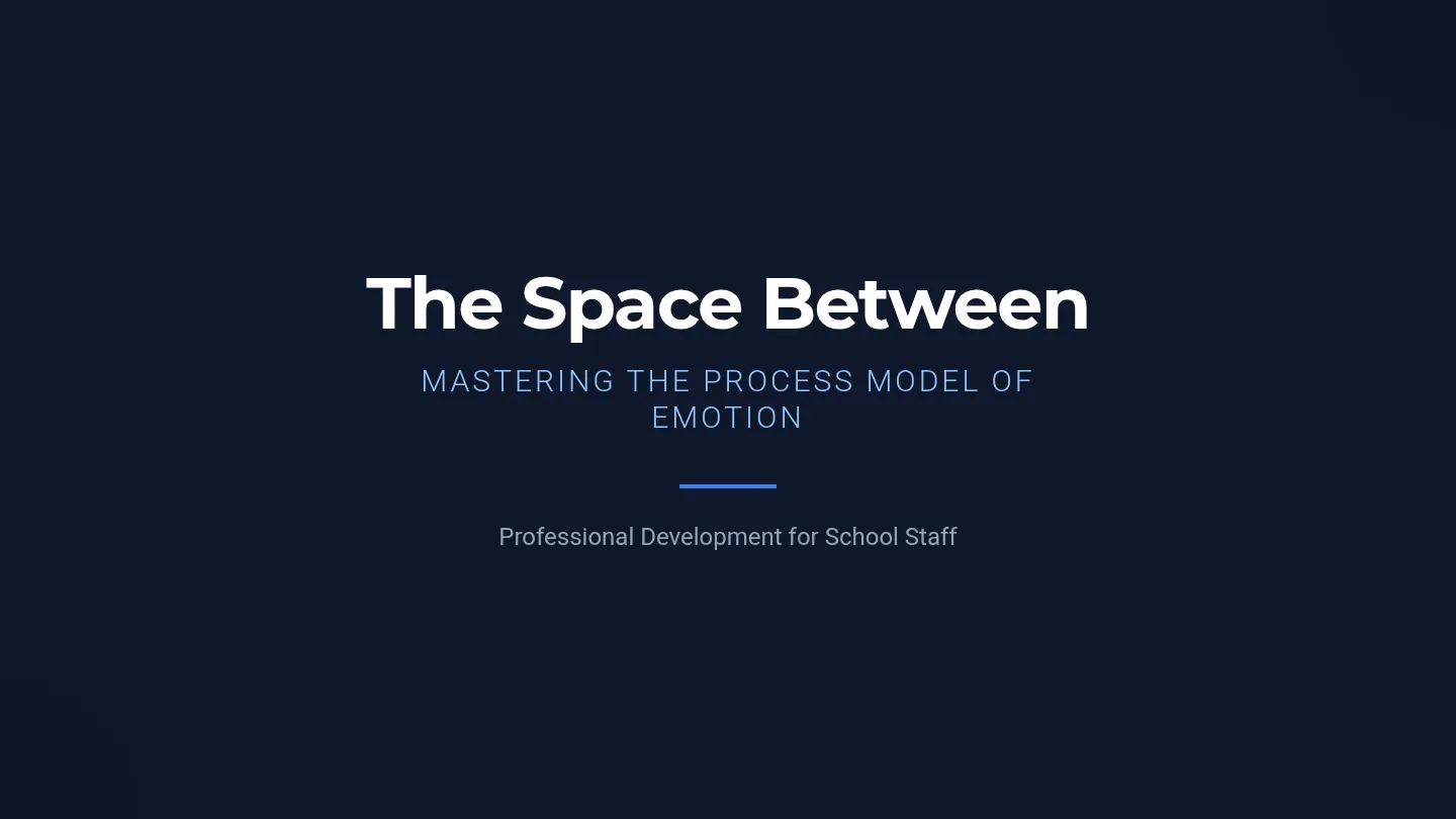The Space Between Slides