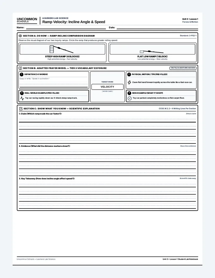 Force Play Student Workbook