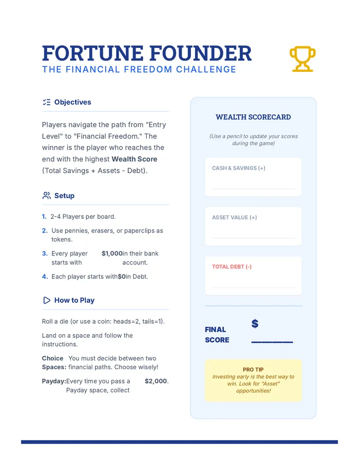 Fortune Founder Game