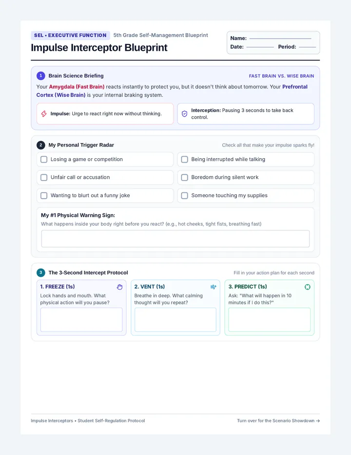 Impulse Interceptors Student Worksheet