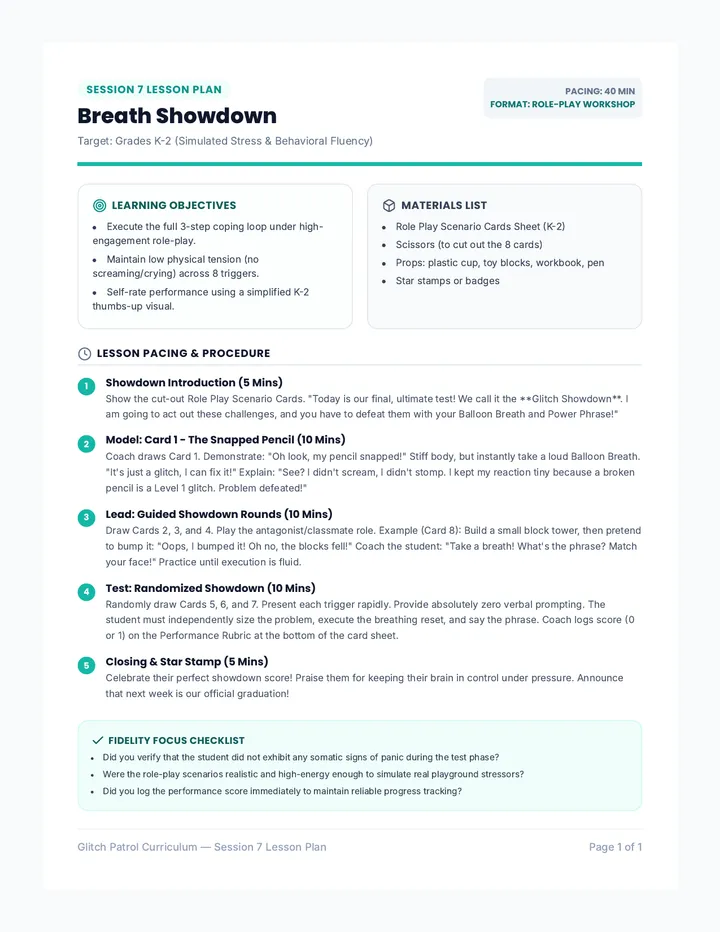 Session 7 Lesson Plan