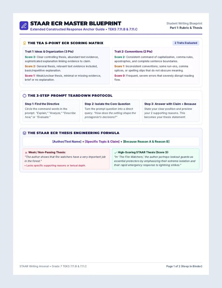 ECR Master Anchor Handout
