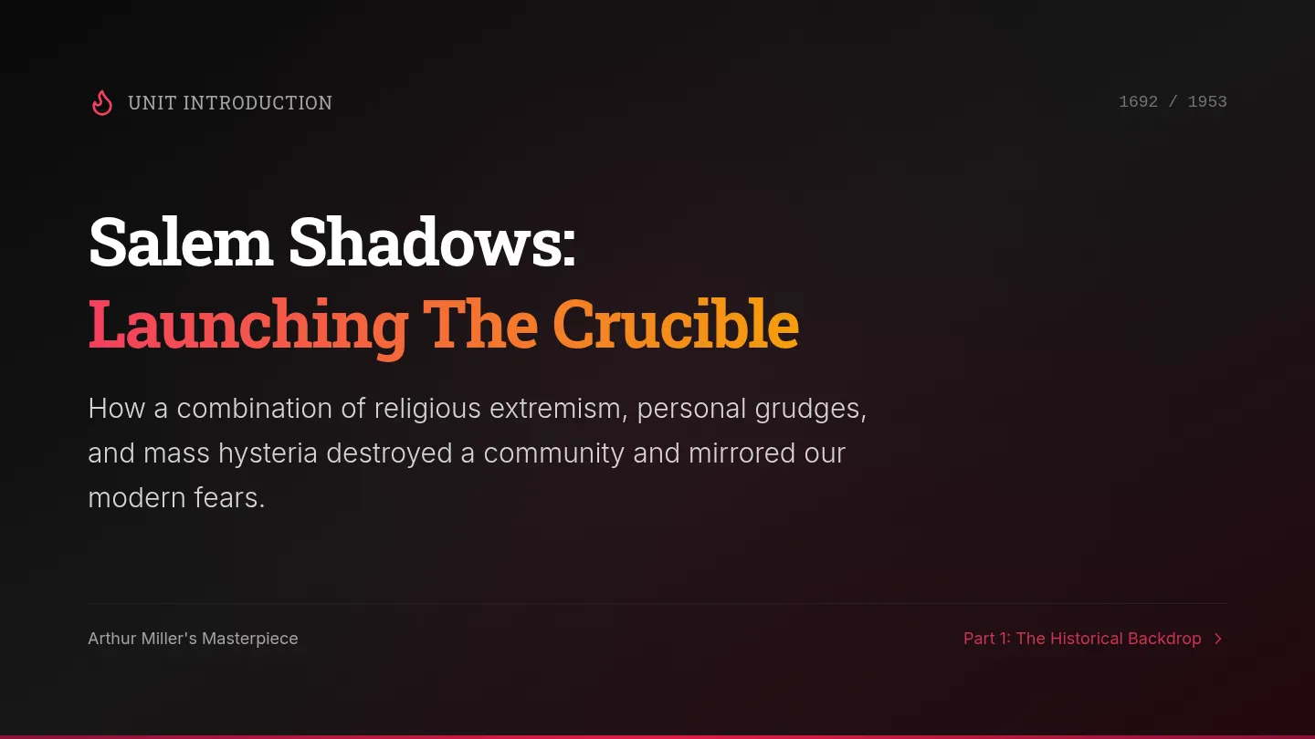 Crucible Launch Slides