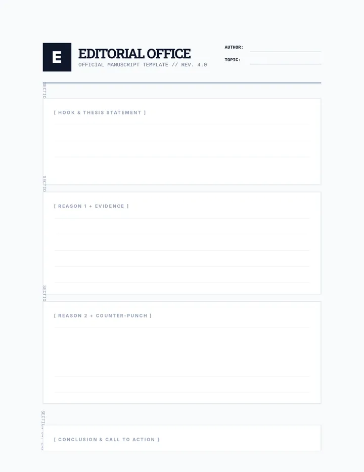 Lead Editor Manuscript Template