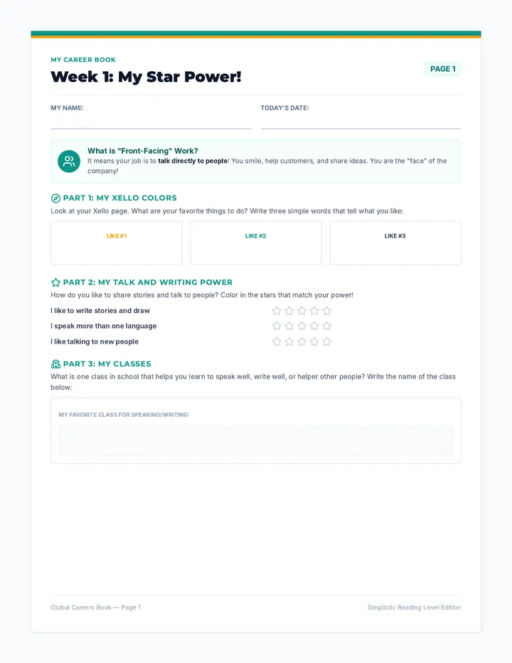 Week 1 Student Logbook