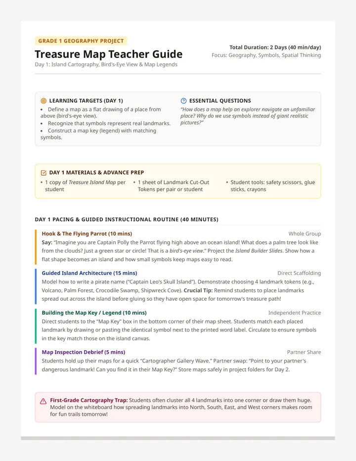 Treasure Map Teacher Guide