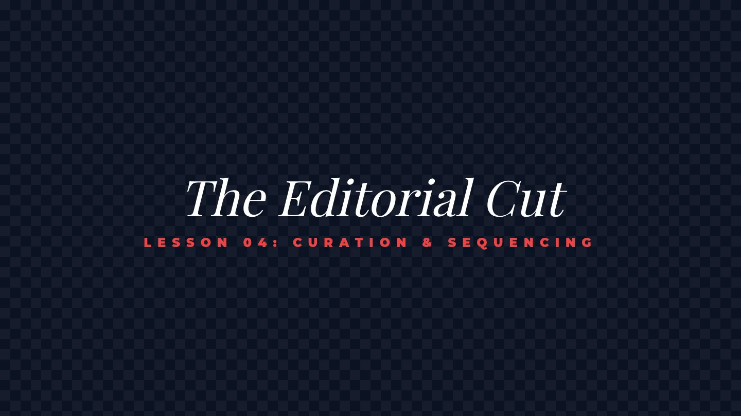 The Editorial Cut Slides