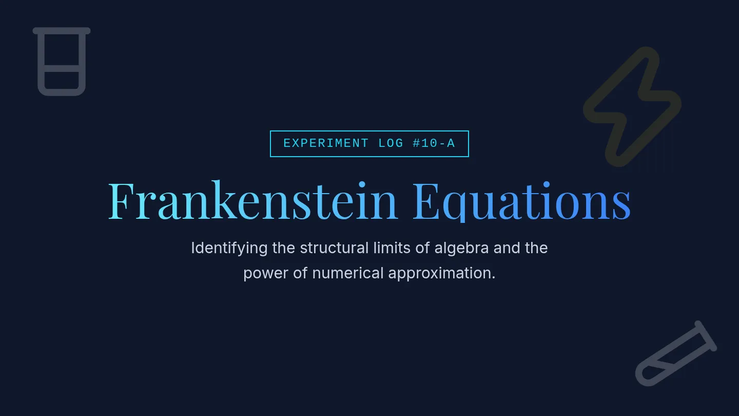 Frankenstein Equations Slides