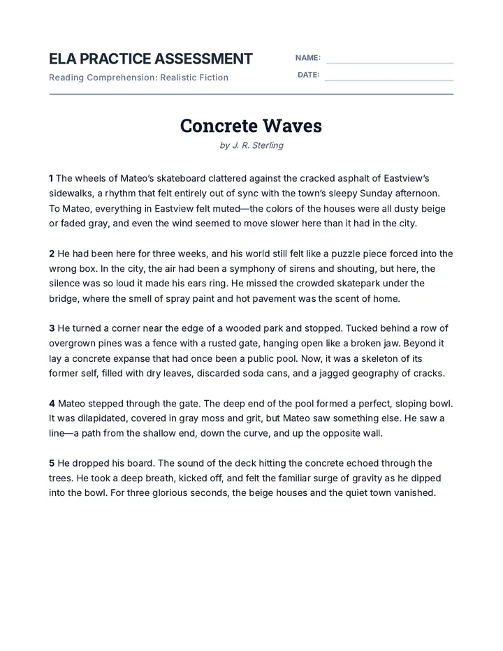 Concrete Waves Practice Test Document