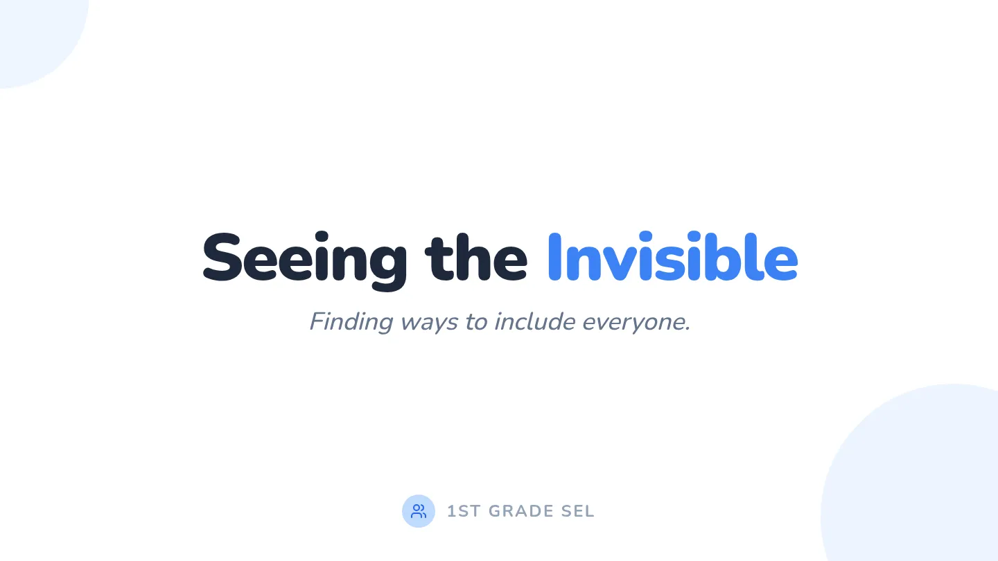 Seeing the Invisible Slides