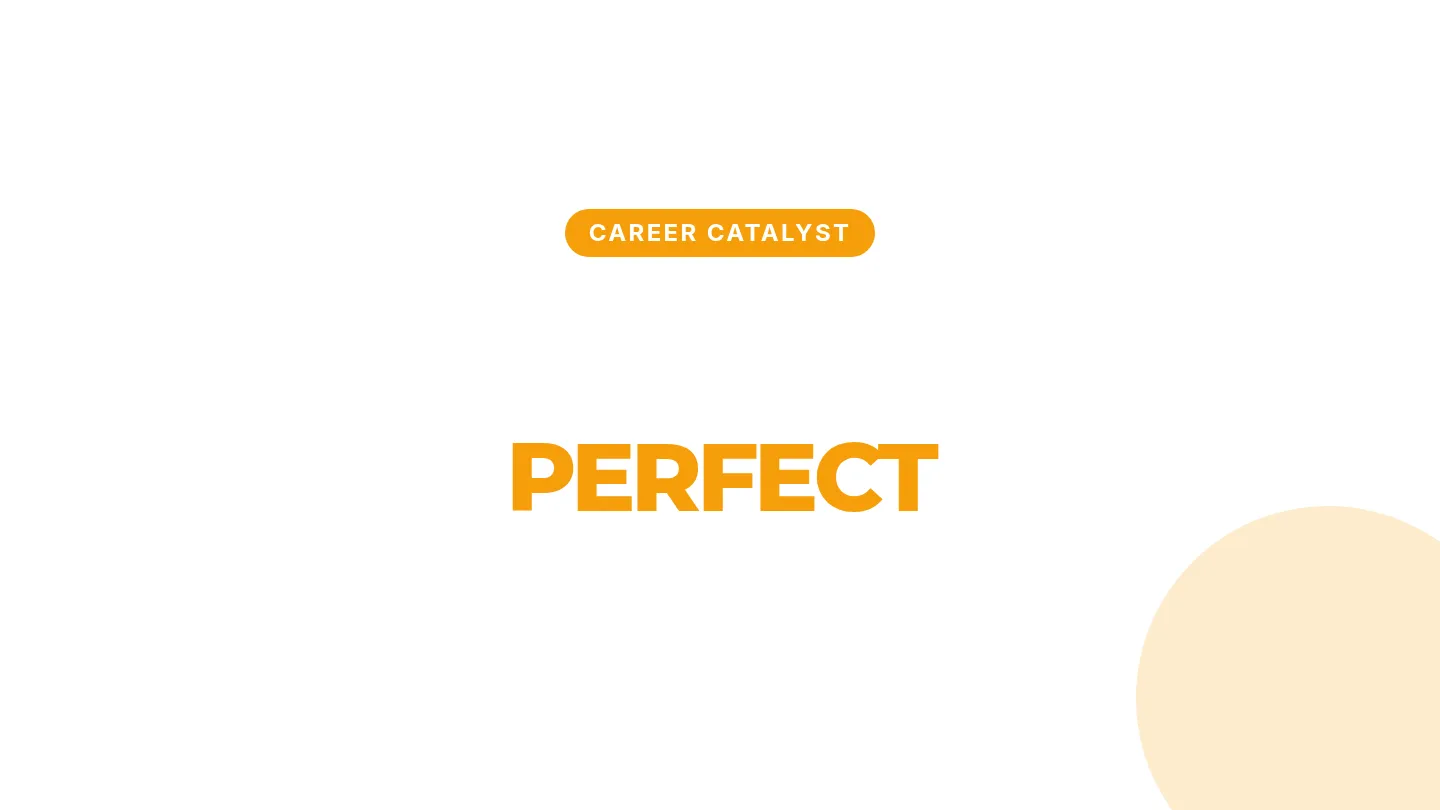 Career Catalyst Slides