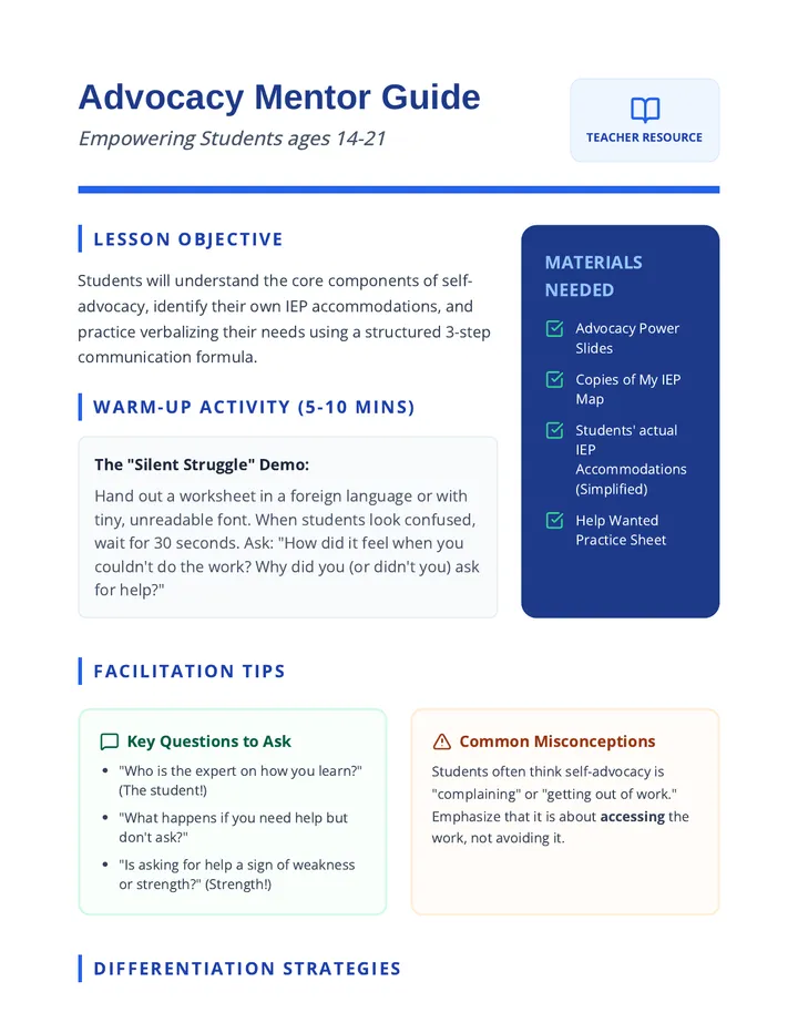 Advocacy Mentor Guide