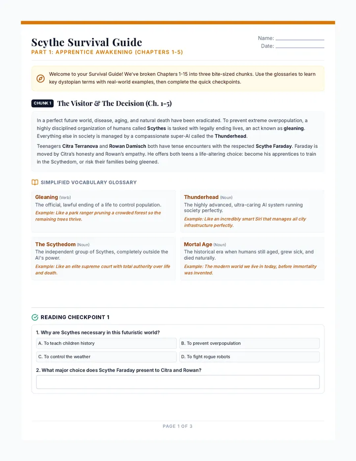 Apprentice Awakening Study Guide