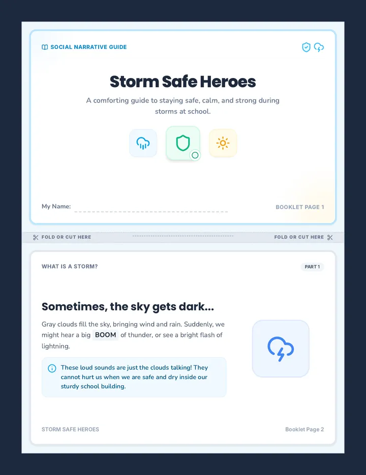 Storm Safe Heroes Booklet