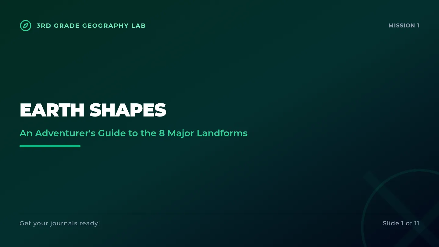Earth Shapes Slides