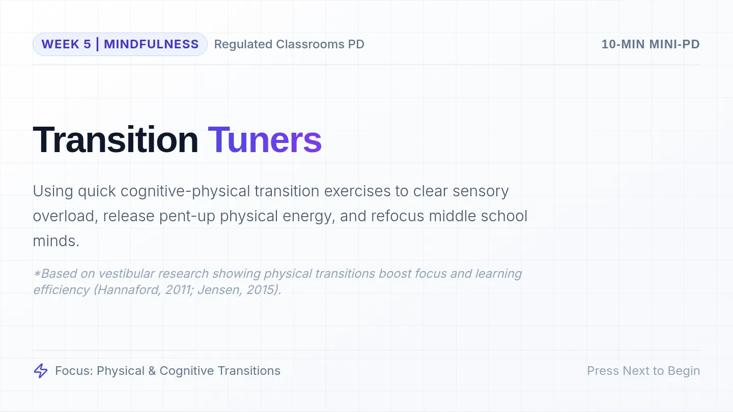 Transition Tuners Slides