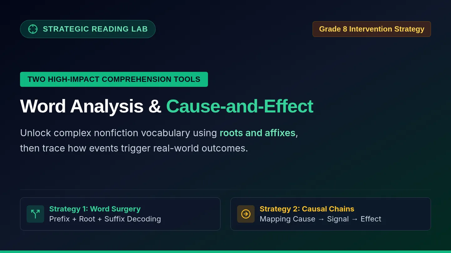 Cause and Clues Strategy Slides