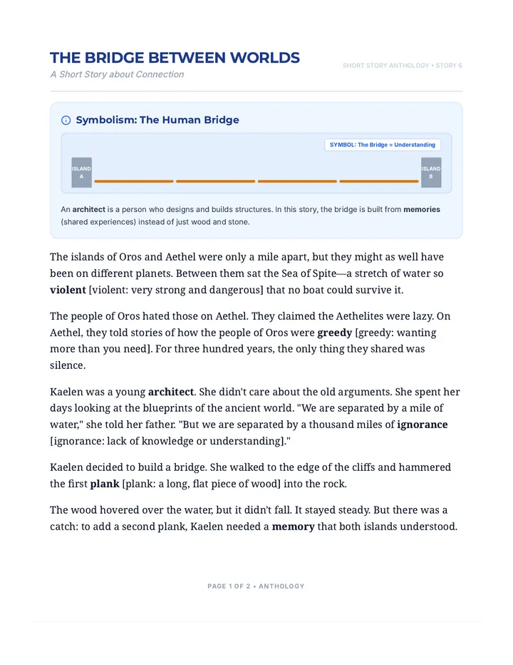Bridge Anthology Document