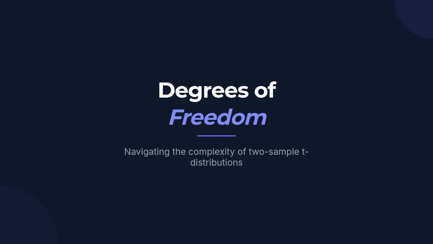 Degrees of Freedom Slides