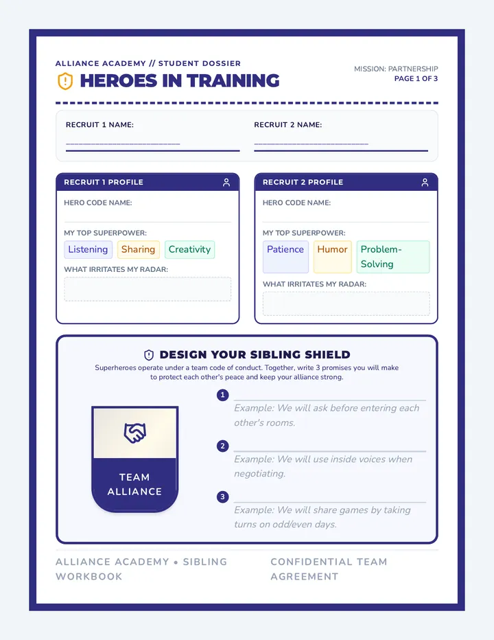 Alliance Academy Workbook
